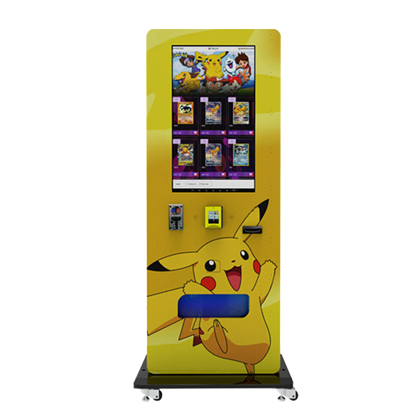 Pokemon Vending Machines for Retail Items Dispenser with Qr Code Payment