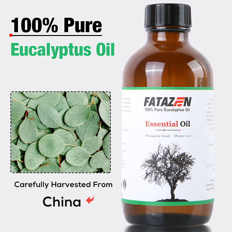 Natural Organic Body Care Stress Relief Anxiety Relaxation Eucalyptus Massage Essential Oil