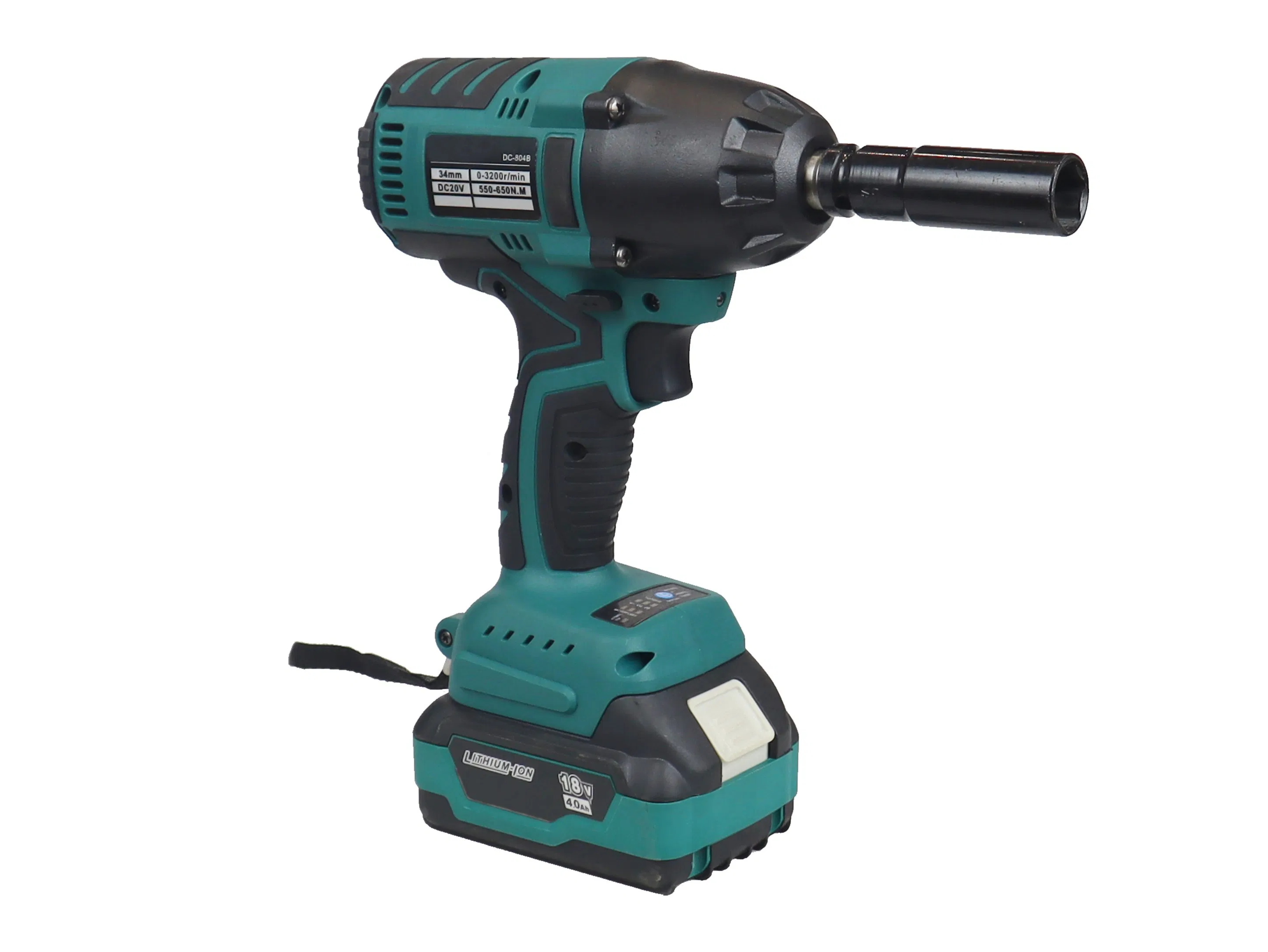 Portable High Torque Speed 18V Lithium-Iion Heavy Duty Electric Brushless Cordless Impact Wrench
