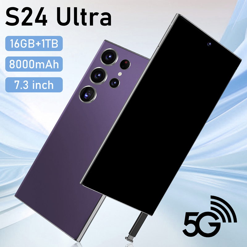 Affordable S24ultra 16GB RAM 1tb ROM 200MP Camera 5g Dual SIM Cellphone