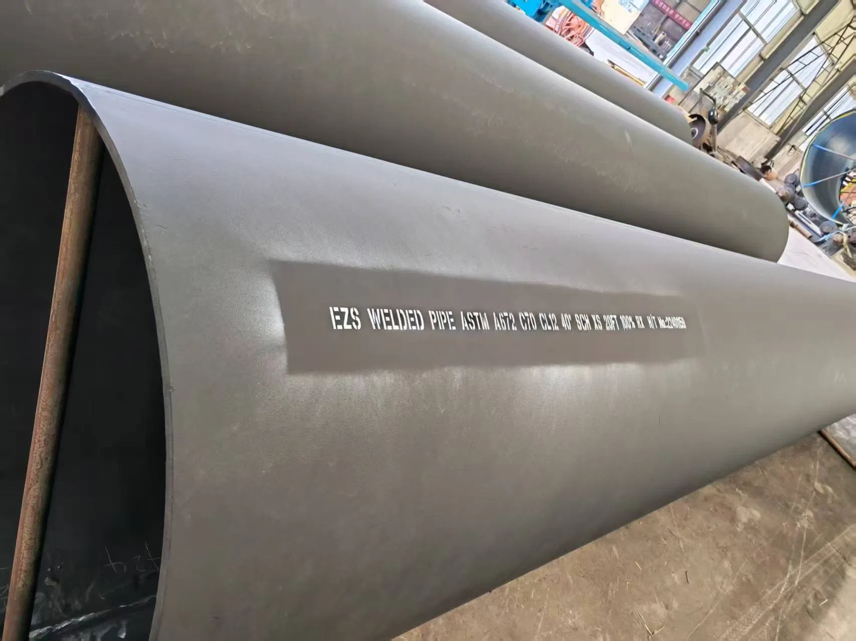 ASTM A672 C70 Clase 12 40" Od X Sch Xs X 20 FT 100% Rx