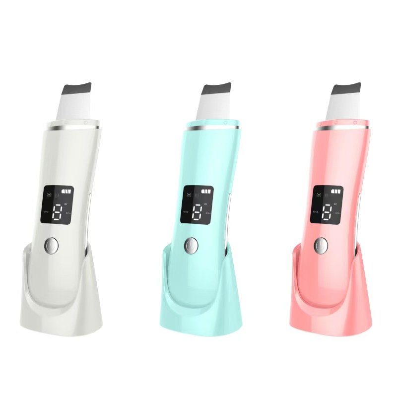 2024 High Quality Home Use Facial Peeling Skin Care Cleaner Ultrasonic Skin Scrubber