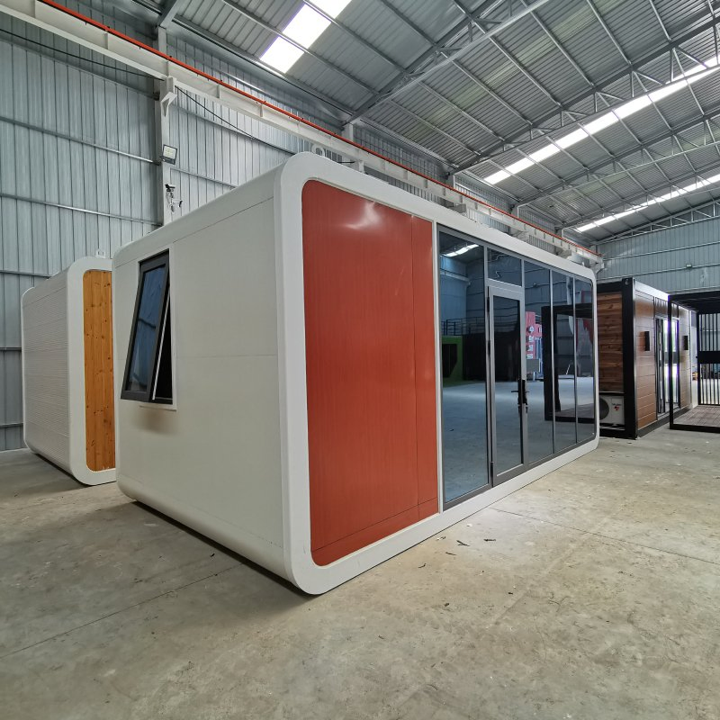 China Manufacture Prefabricated Modular Apple Cabin 20FT 40FT Detachable Portable Mobile Weather Sealing Design House for Wind Rain Proof for Sale