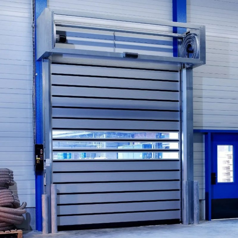 Premium Aluminum Roll-up Doors with Strong Polycarbonate Windows