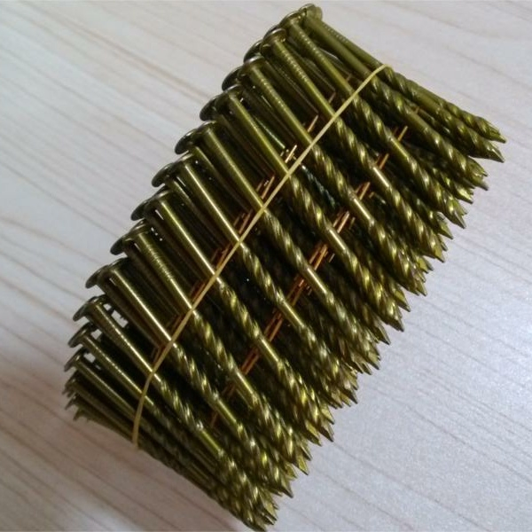 Coil Nail 2.5mm*50mm Galvanized Wood Screws Cheaper Roofing Nail Flat Head