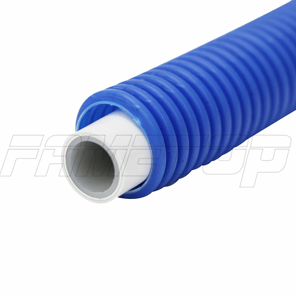 Pex-Al-Pex Pipe with Red/Blue Corrugation Pipe
