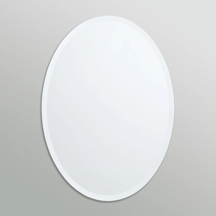 Bathroom 3mm Beveled Mirror Rectangle Home Decorative Furniture Wall Frameless Vanity Mirror Diamond Shape