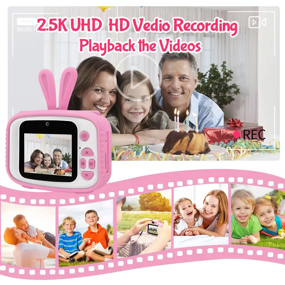 Wholesale Kids Photo Camera with 2.0" Dual Lenses for Gifts Custom Dual Lens 2.0" Kids Photo Camera for Creative Fun