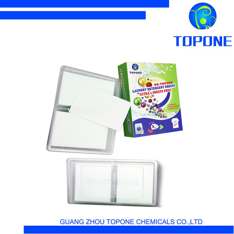 China Manufacturer Hot Sales High Effect Best Choice Laundry Detergent Sheets