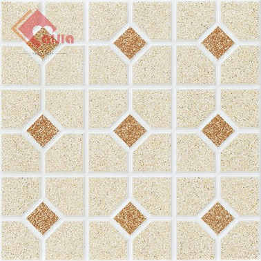 Керамическая напольная плитка 300x300 мм, зеленая мозаика