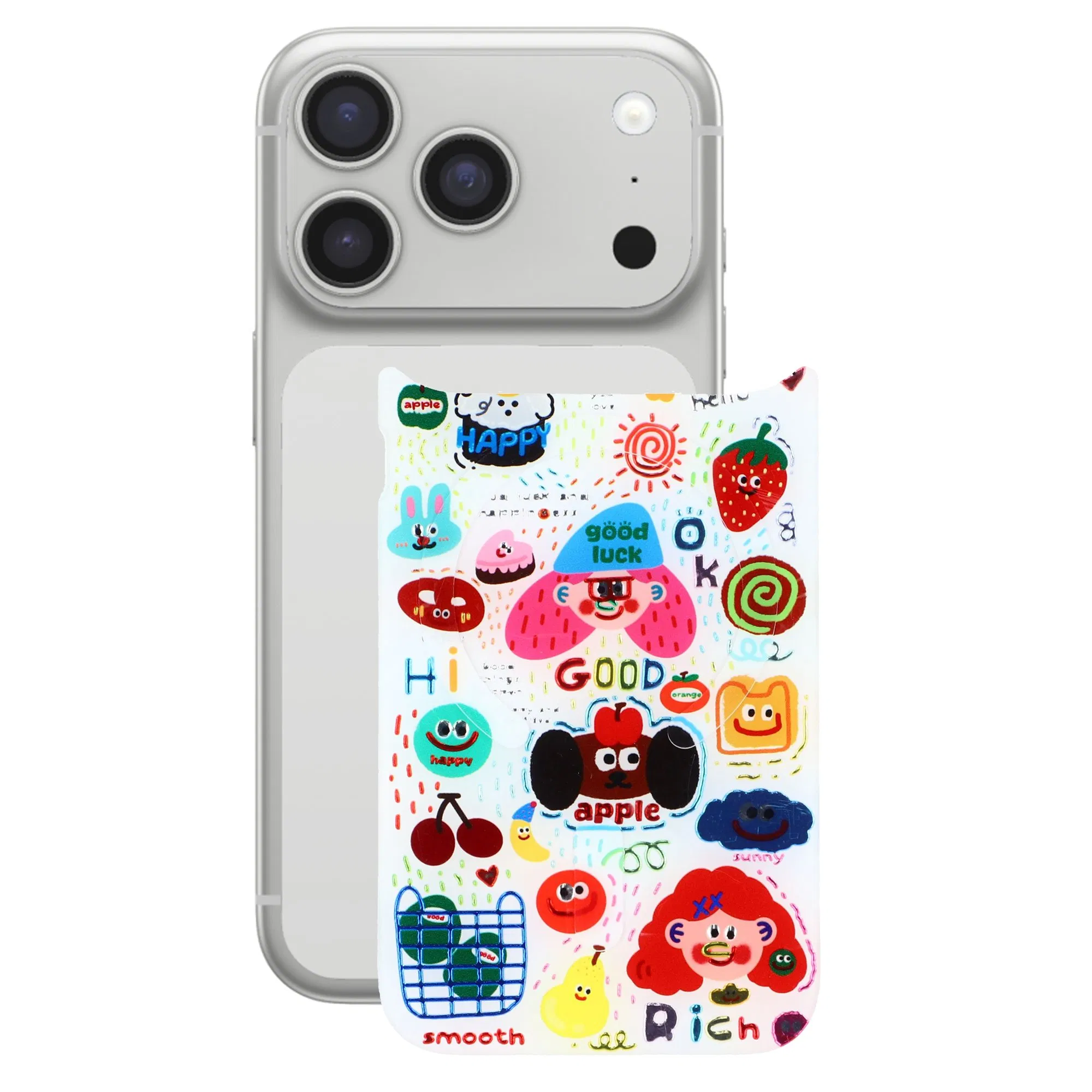 for iPhone 17 Pro Max Magnetic Back Plate - Pattern Printed, Quick Change