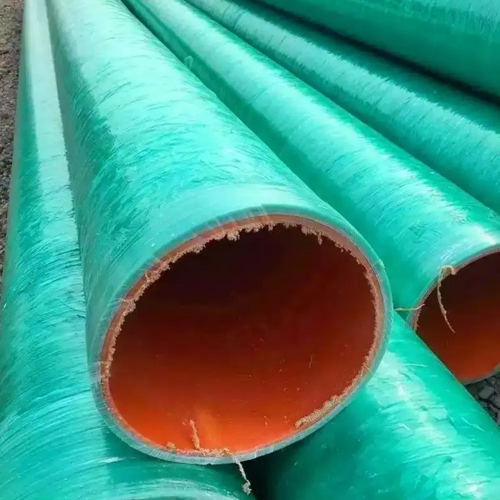 Glass Fiber Reinforced FRP Round Pipes for Industrial Use