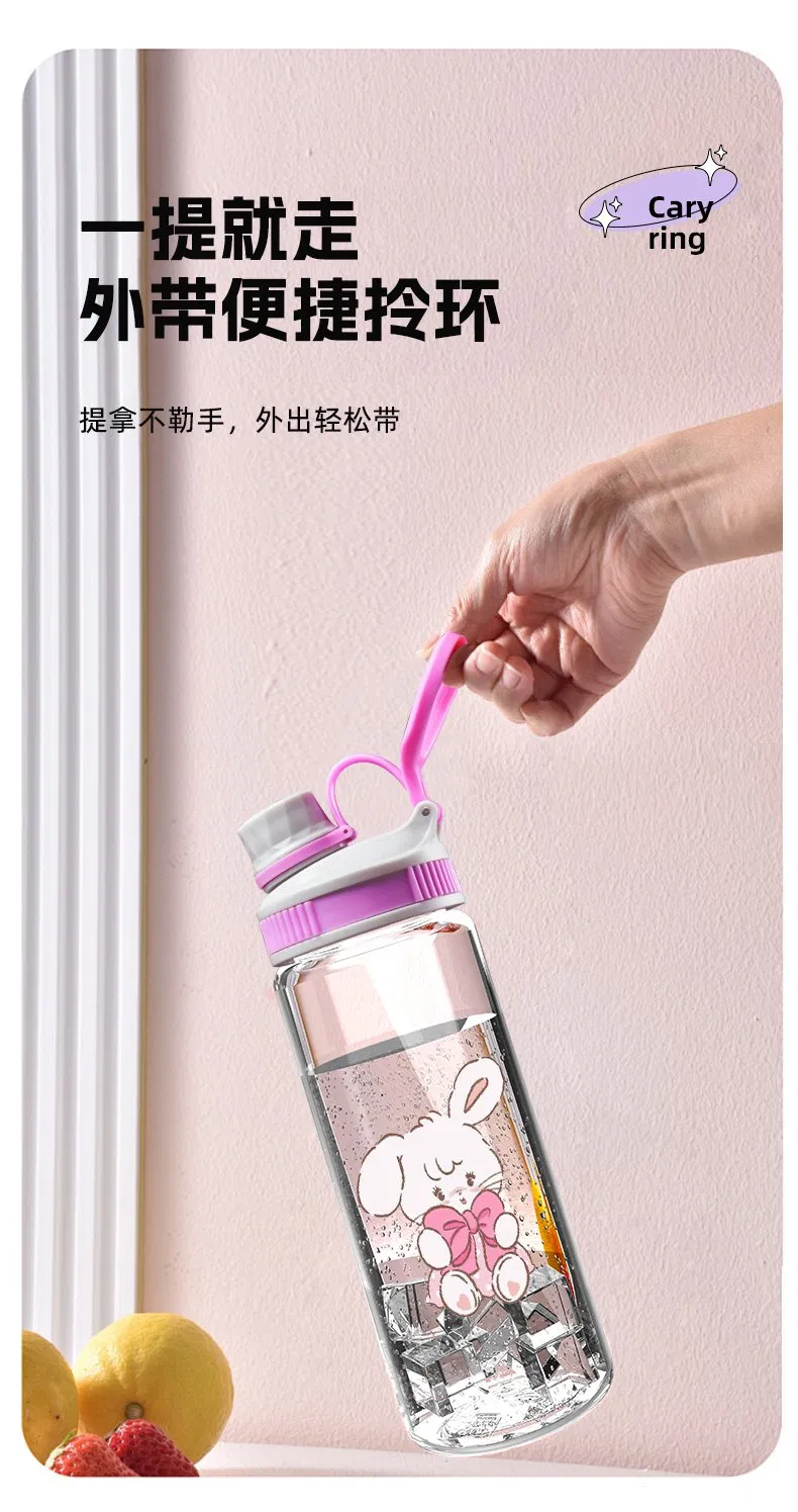 Aohea Obm ODM OEM Water Bottles with Bamboo Lid Bpafree Nonslip Silicone Sleeve and Plastic Plastic Leak Proof Lid Reusable Glass Bottle for Men and Women