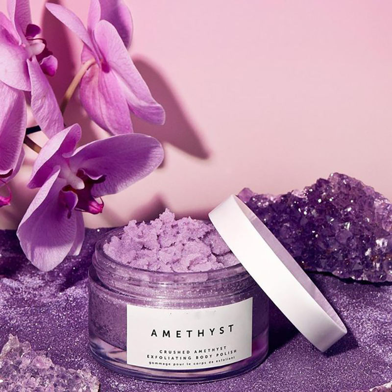 Beauty Cosmetics Skin Care Body Exfoliating Scrub Lavender Salt Body Scrub