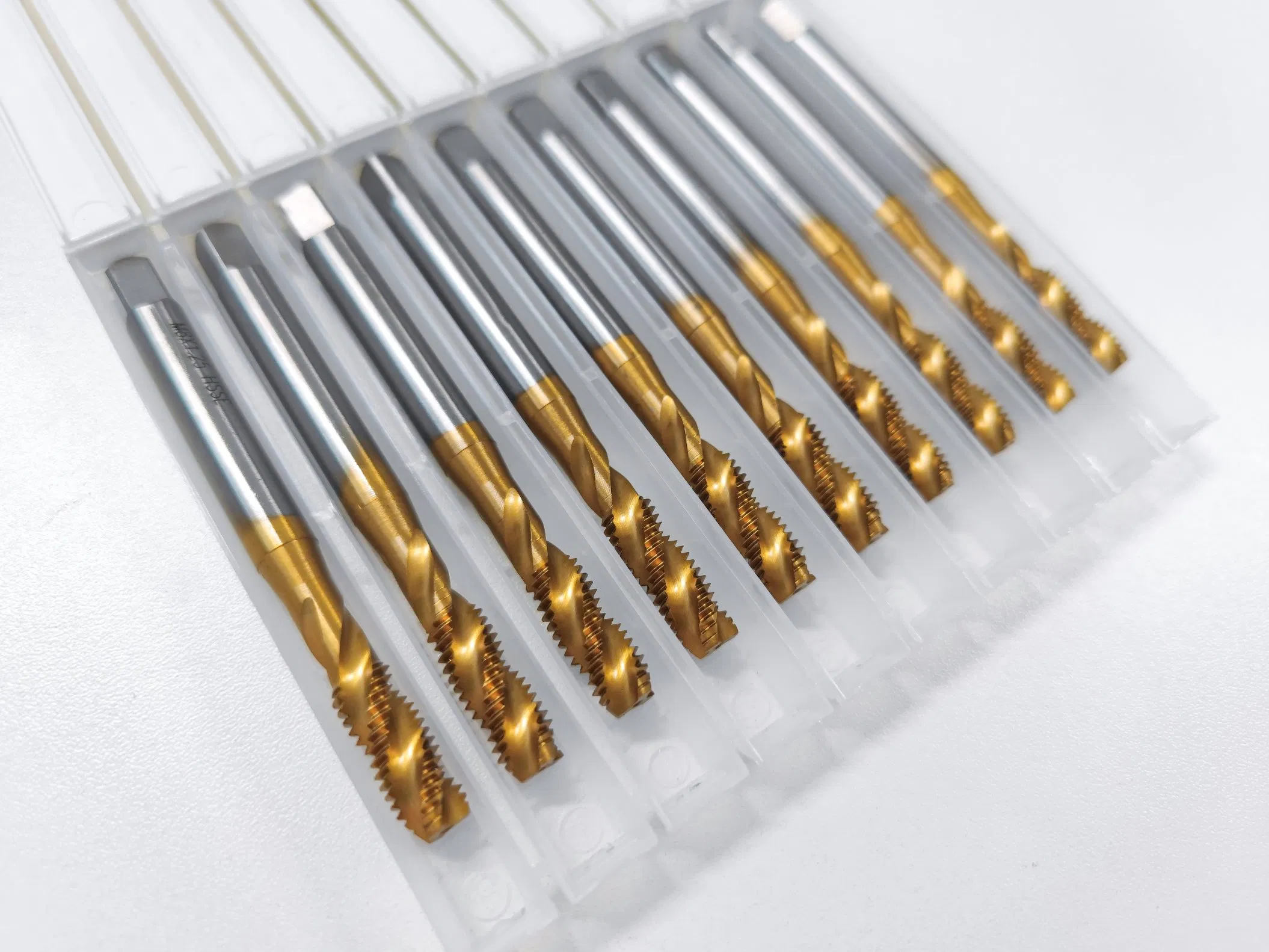 Factory DIN371 Spiral Flute Machine Taps with Reinforced Shank for Steel