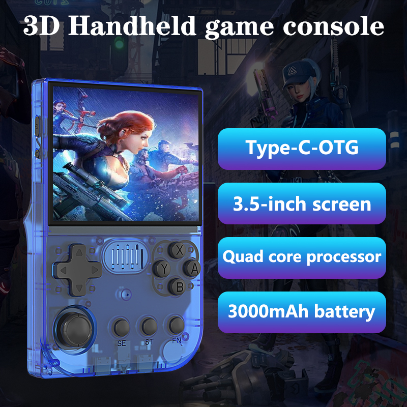 Портативная консоль R36 Vx High Performance с IPS экраном 3.5 дюйма