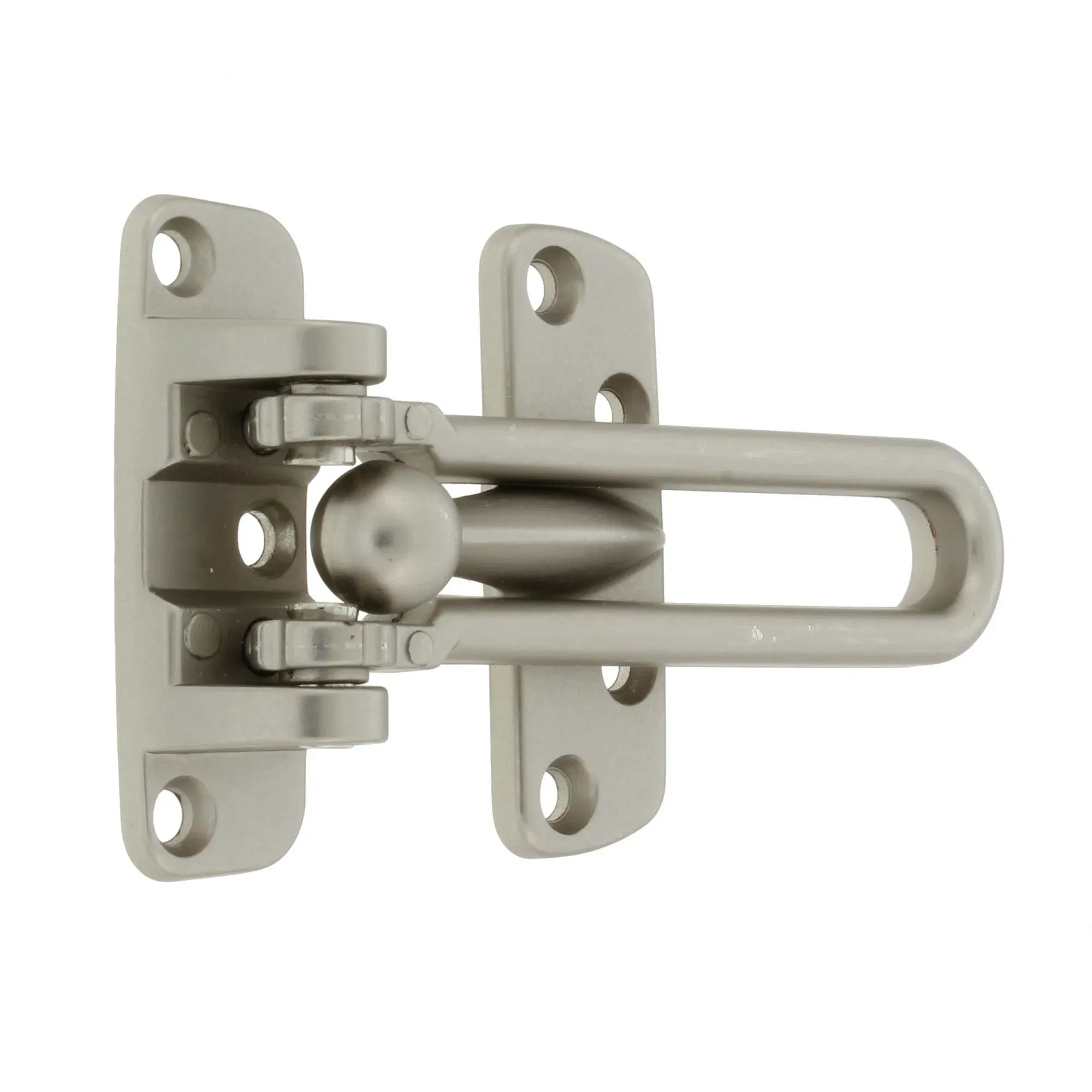 Home Hardware 4 in. Door Security Guard, Satin Nickel