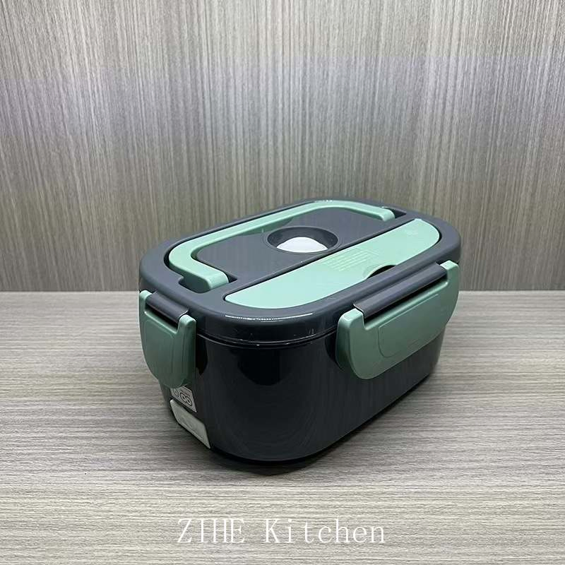 Stainless Steel Electric Lunch Box Portable Insulated Quick Bento Heated Plug-in Heated