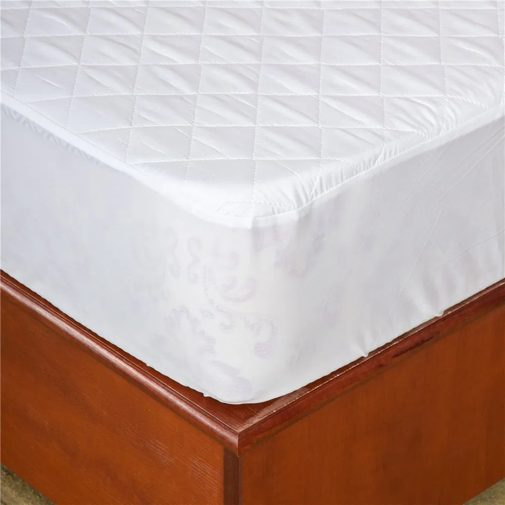 Cotton Comfortable Bedding Waterproof Mattress Protector Super King 4-Layer Quilted Super King Mattress Protector with 30cm Deep Pockets, Soft & Breathable