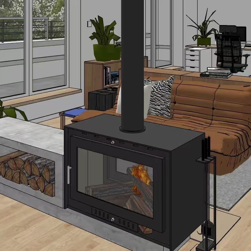 Smart WiFi Enabled Biomass Stove Fireplace Voice Control for Effortless Cozy Nights at Home