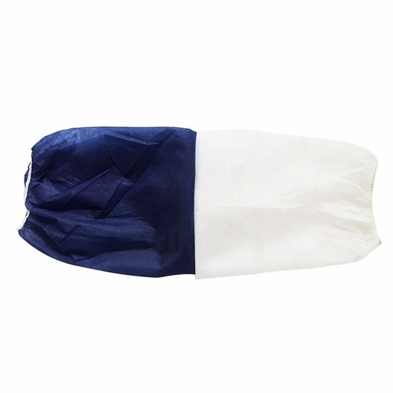 Disposable Navy Blue Arm Sleeves Covers with Elastic