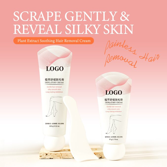 OEM/ODM Hair Softening Gentle Non-Irritating Sensitive Skin Fresh Fragrance Regrowth Inhibition Removal Cream Hair Removal