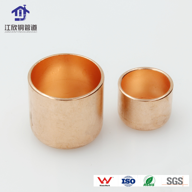 Copper Extention End Cap Plug Welding Pipe Fittings Deep Cap