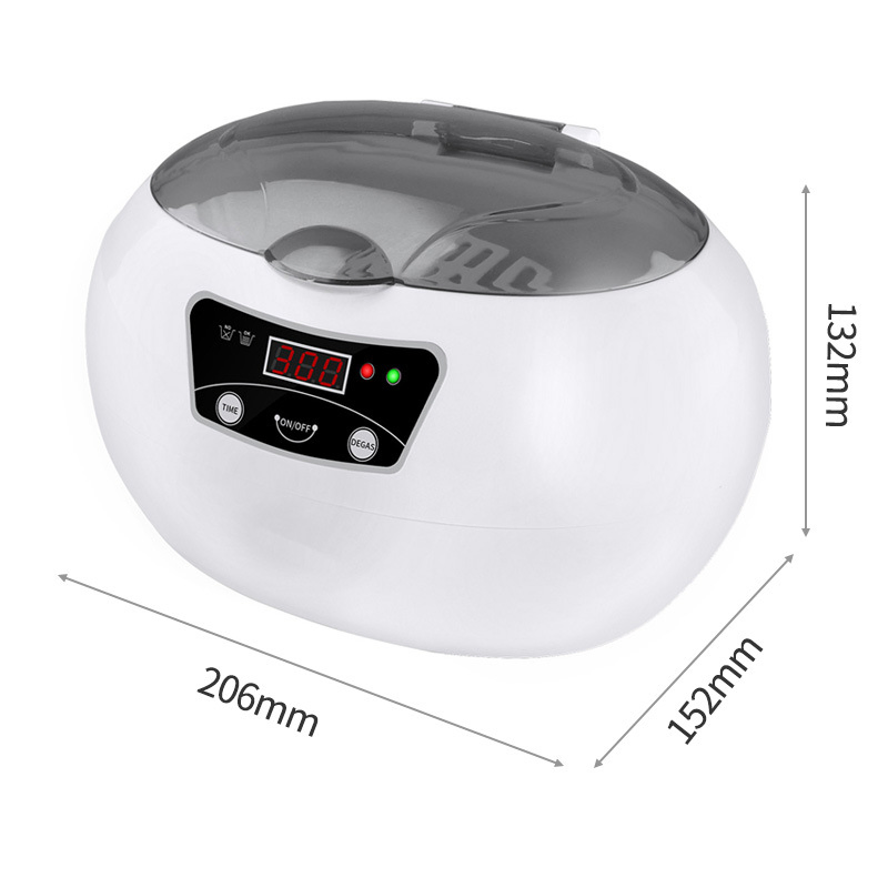 Ultrasonic Cleaner 750ml Digital Ultrasonic Cleaning Device with Basket Wbb17539