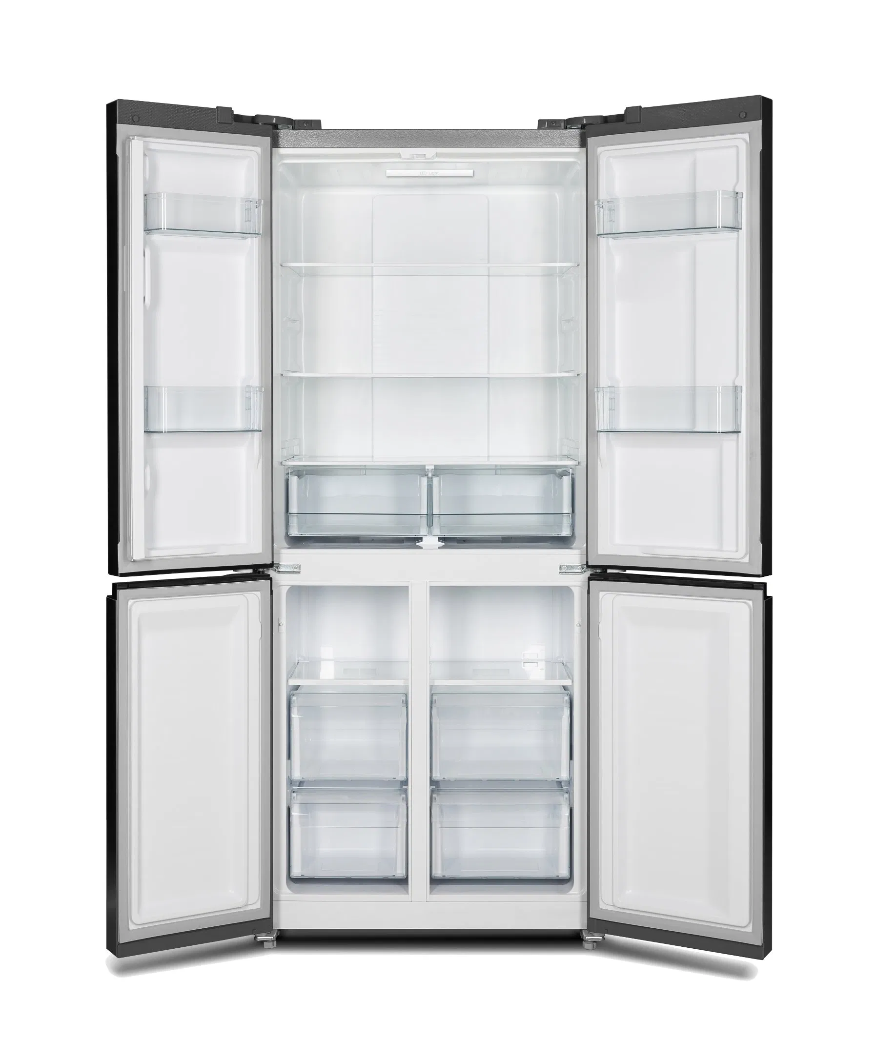 Yunlei Factory Supply Customizable Double Door Household Mini Refrigerator