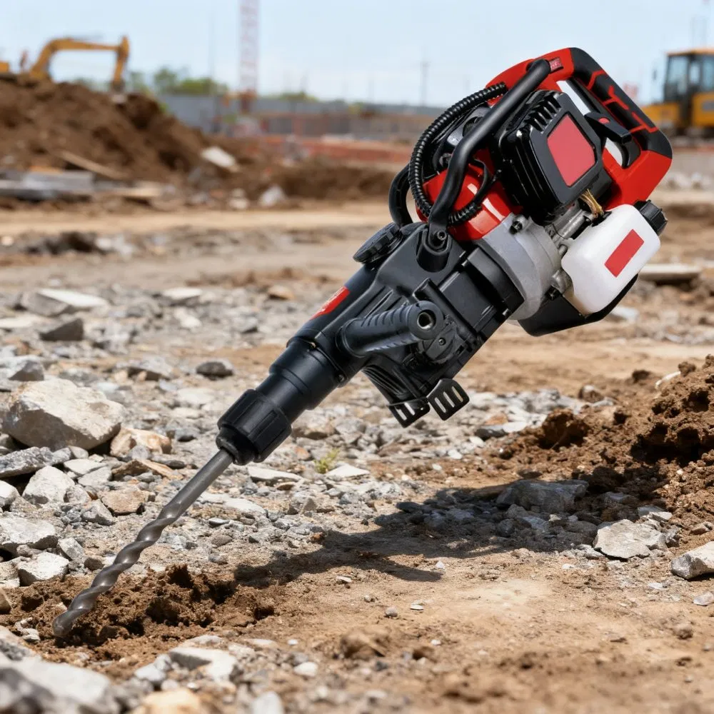 Аккумуляторный бензиновый отбойный молоток GLGW для бетона