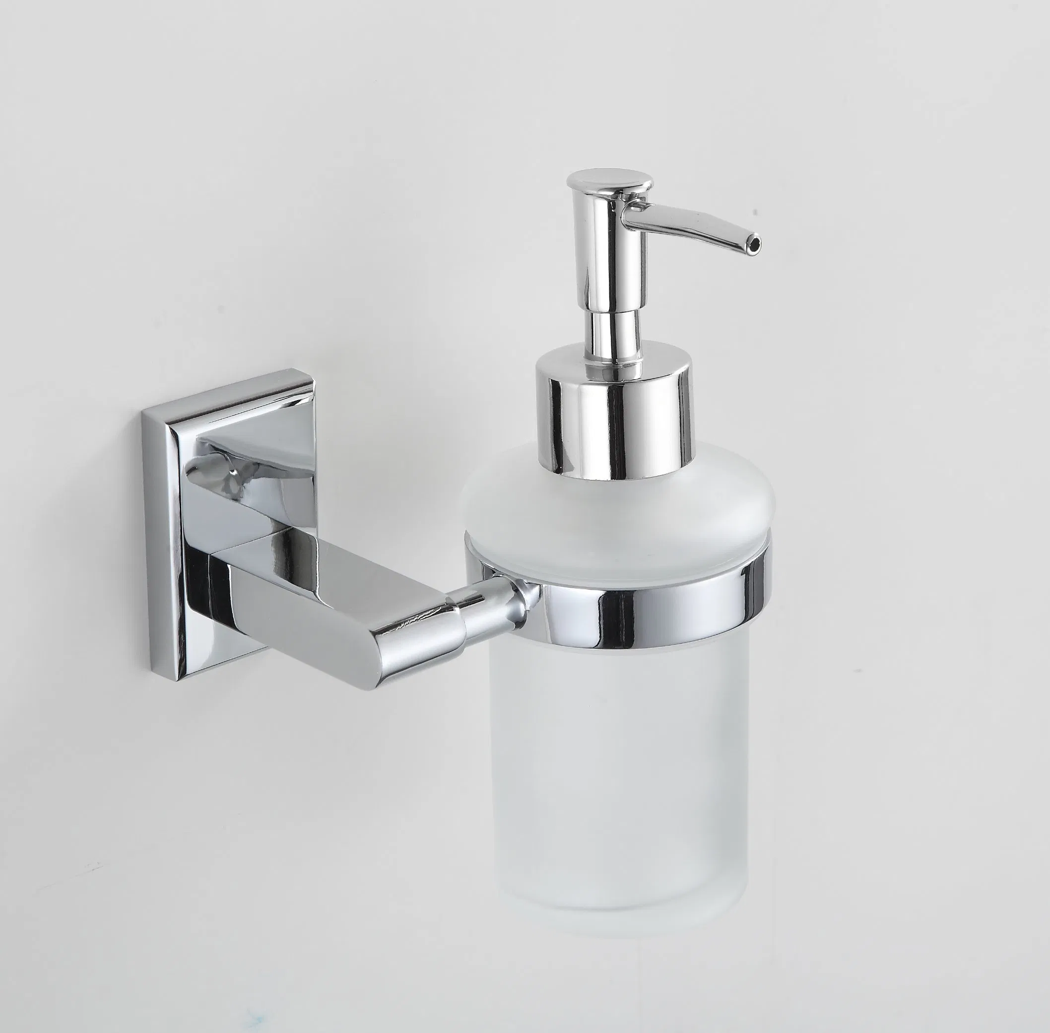 6 Pieces Round Design Silver Bathroom Accessories Set