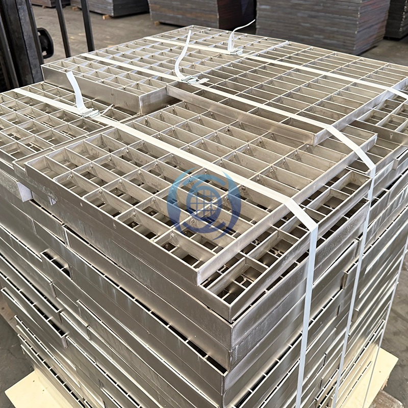 High Strength Safety Walkway Polished Stainless Steel Grating for Platform and Trench