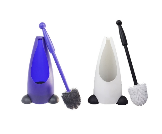 Special Wood-Design Recycled High Quality Cleaning Plastic Toilet Brush with Holder