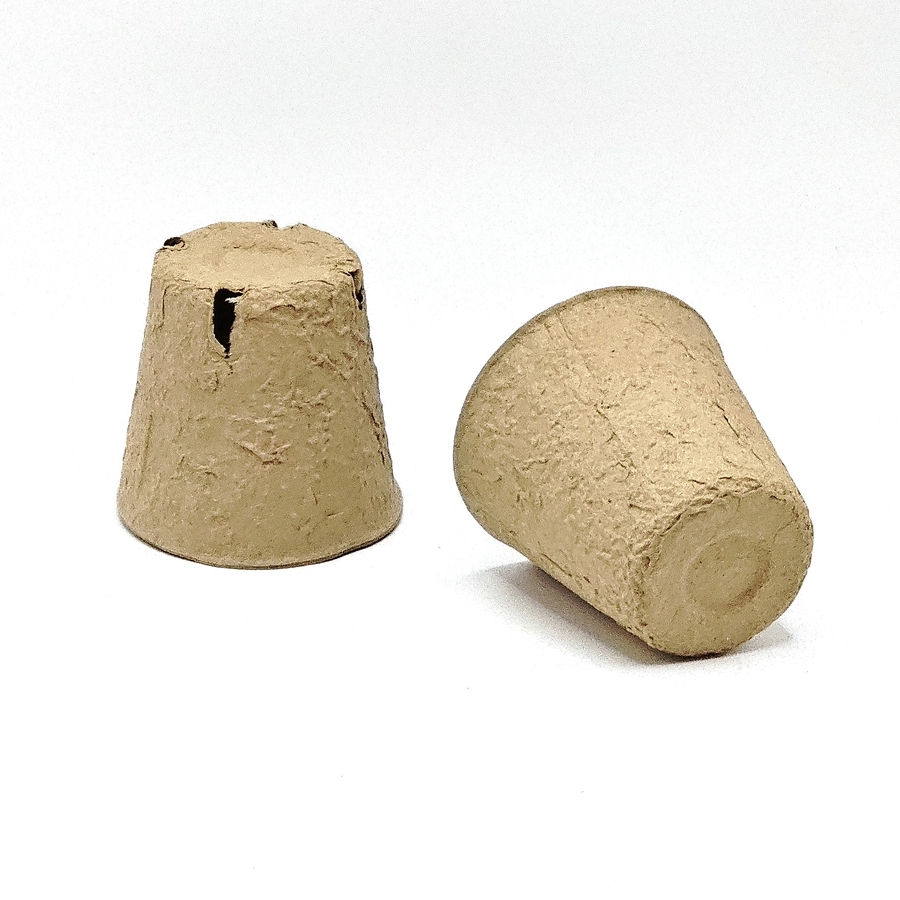 Экологичные бумажные стаканчики для рассады 6 см