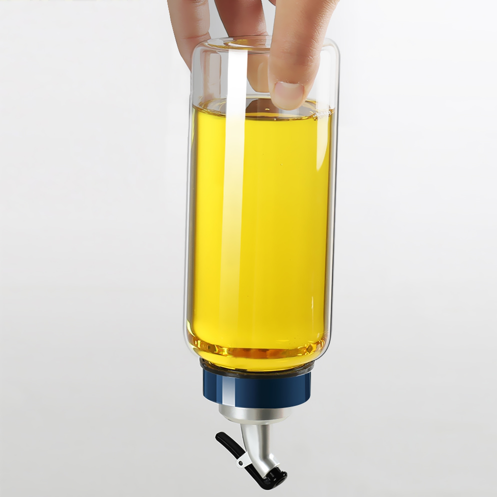 Reusable Kitchen Olive Oil Dispenser Bottle 160ml 500ml Custom Creative Leak-Proof Glass Container Household Glassware Jug Set