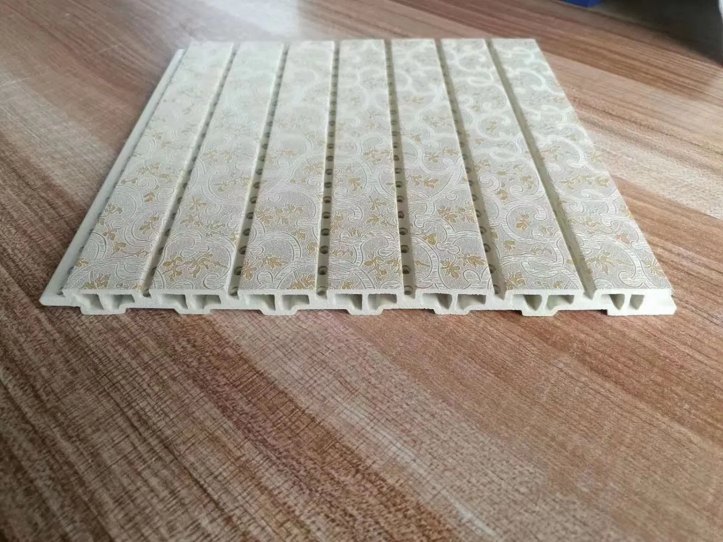 Recyclable 3D PVC WPC Spc UV Glossy Acoustic Soundproof Ceiling Decorative Wall Panel