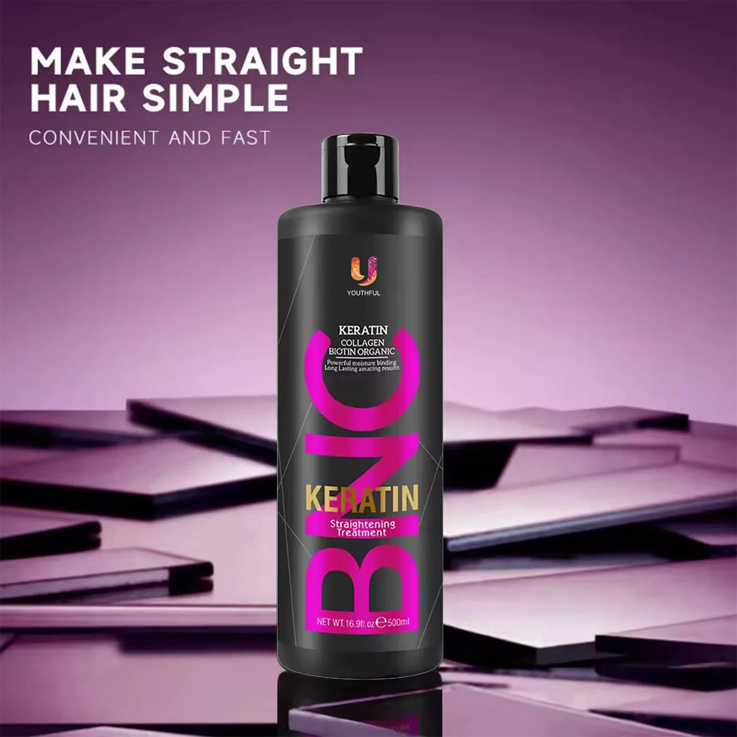 Professional Salon Use Organic Brazilian Keratin Straightening Smoothing Pure Keratin