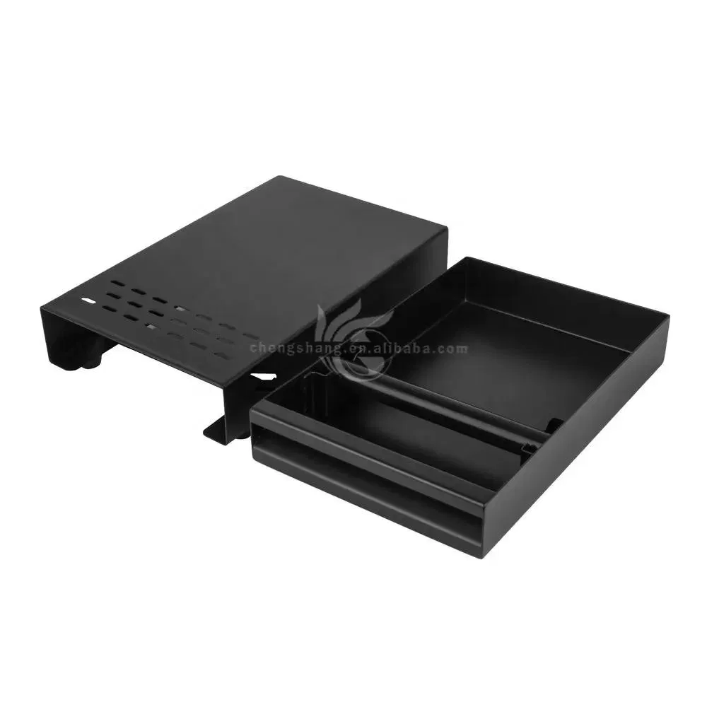 Stainless Steel and Silicone Rectangle Coffee Knock Box Drawer Stainless Steel Knock Box