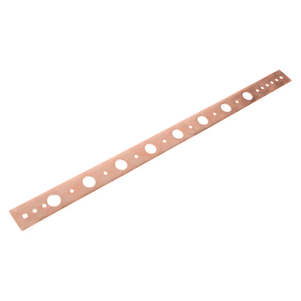 1/2 in X 20 in Copper Bonded Steel Pipe Support Bracket