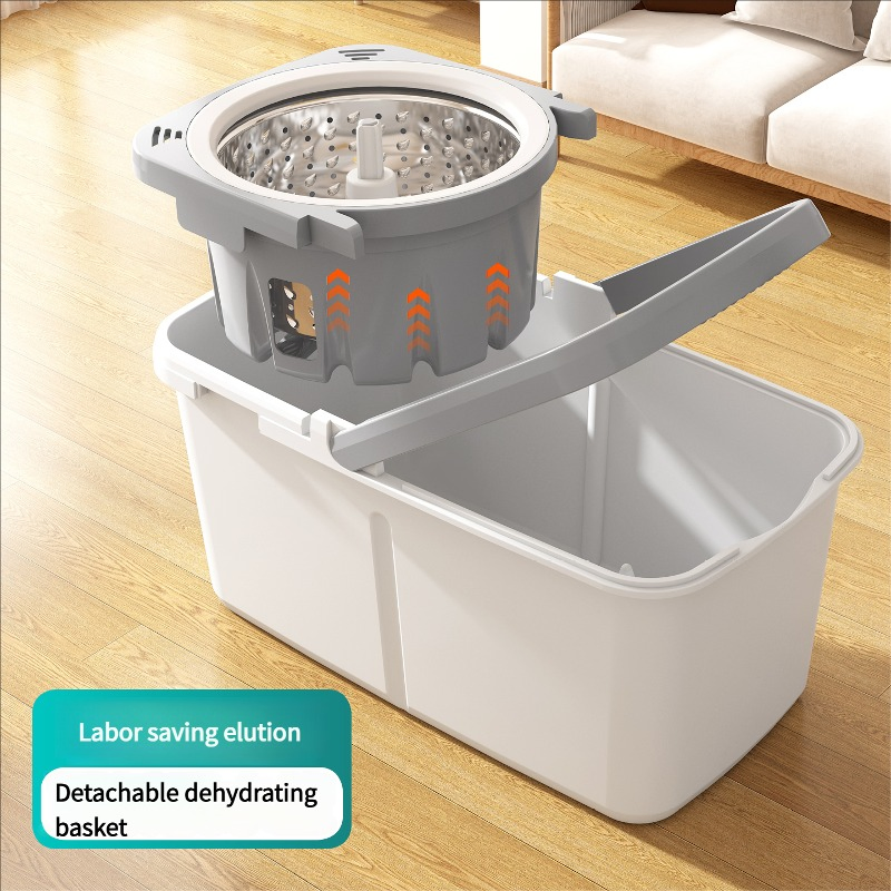 Home Use Flat Mop Stainless Steel Handle Self-Wringing Microfiber Floor Mop