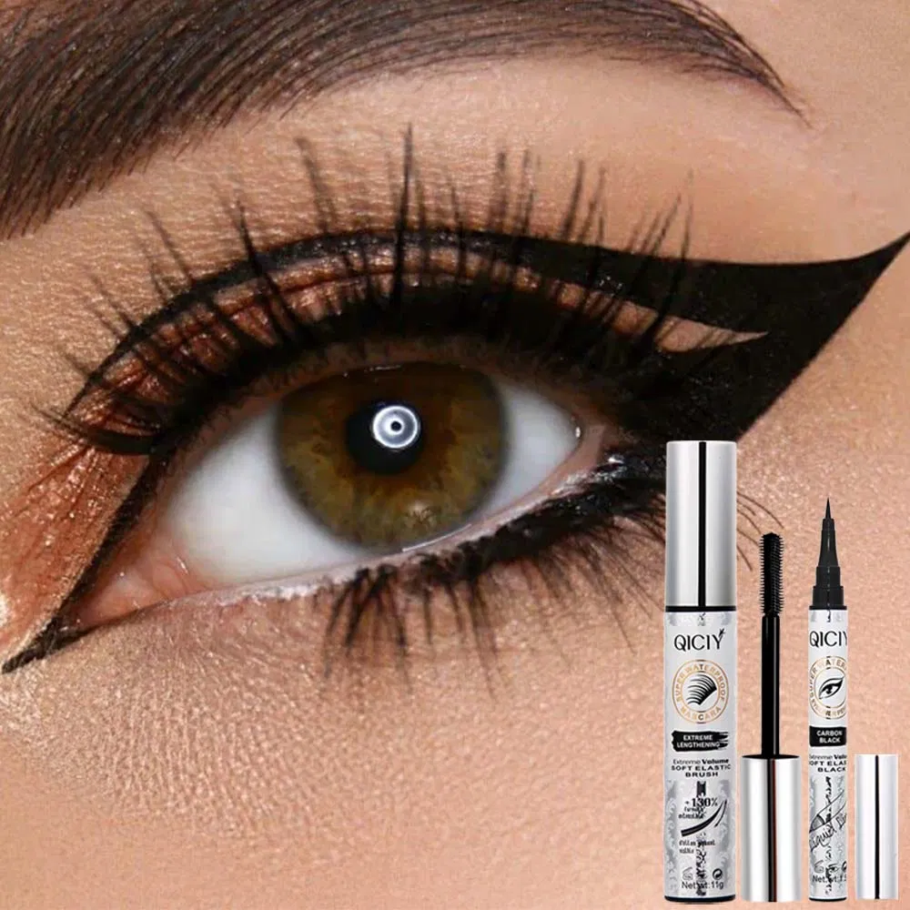12.5g 2 in 1 Eyelashes+Eyeliner Makeup Set