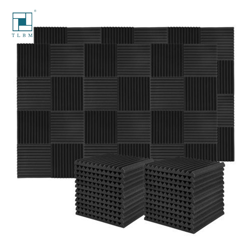 Studio Acoustic Foam Periodic Groove Structure Sound Absorbing Foam for Home Office Dancing Rehearsal Room