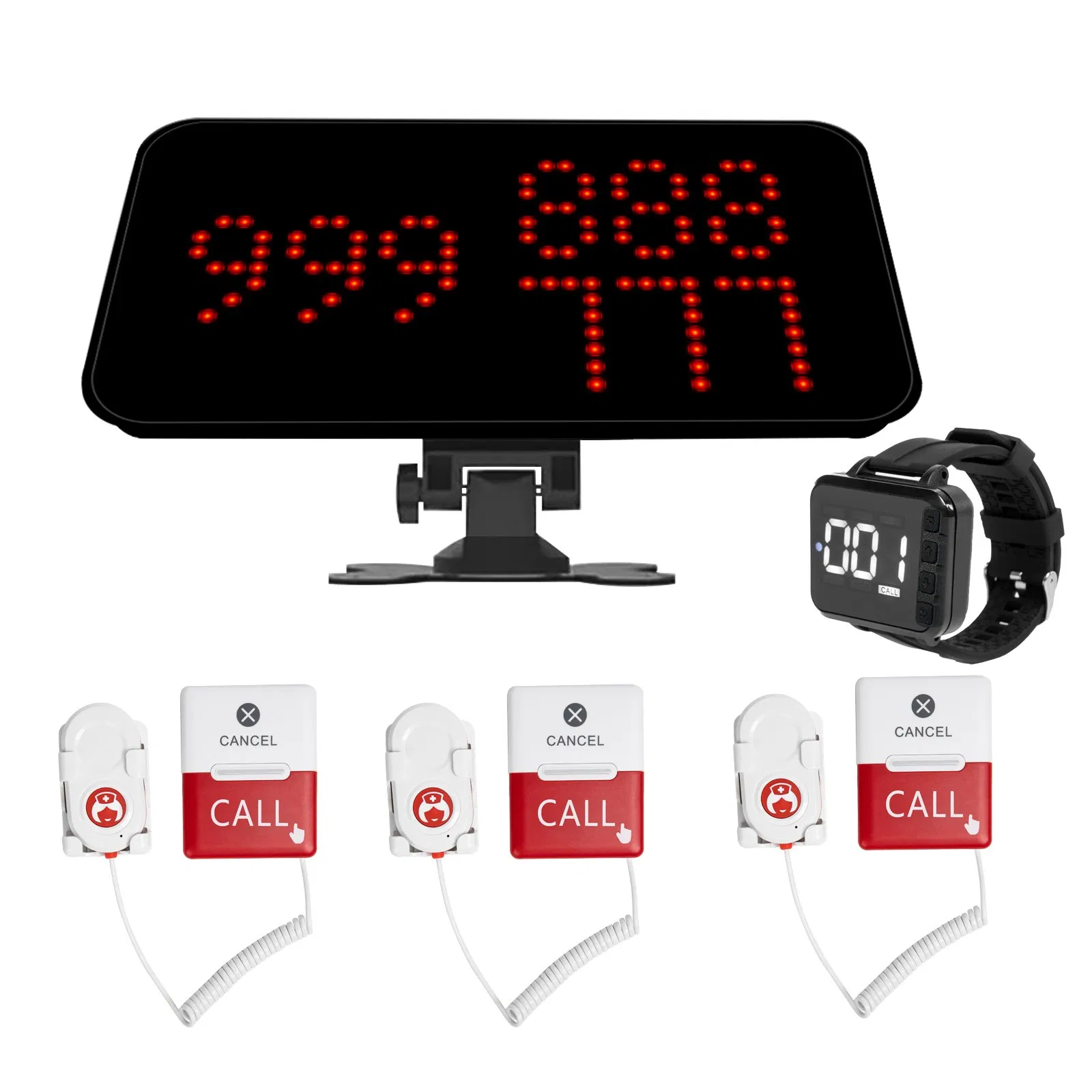 Watch Style Caregiver Pager Nurse Call System in The Hospital