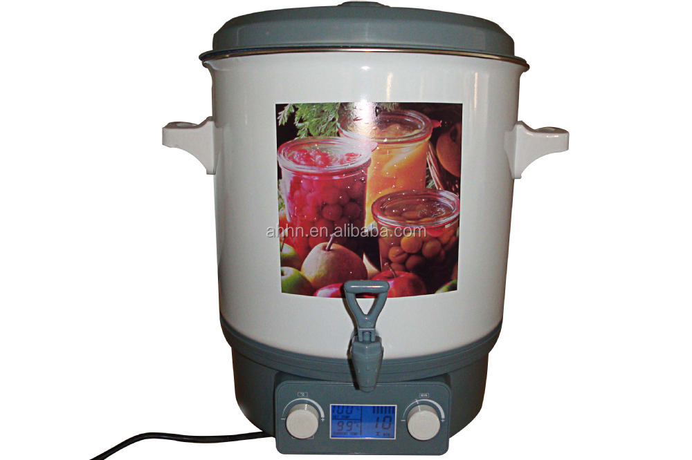 27L Large Capacity Preserving Cooker Automatic Enamelled Electric Steriliser with Digital Display