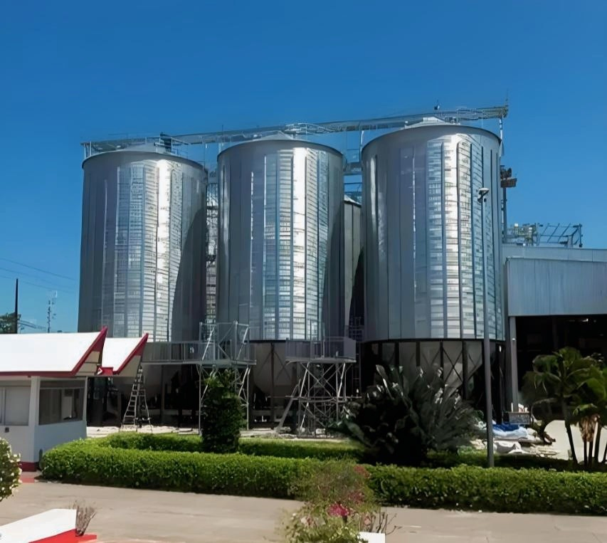 275-600G/M2 Industry Standard Customized Corrugated Steel 10000 Ton Grain Silo