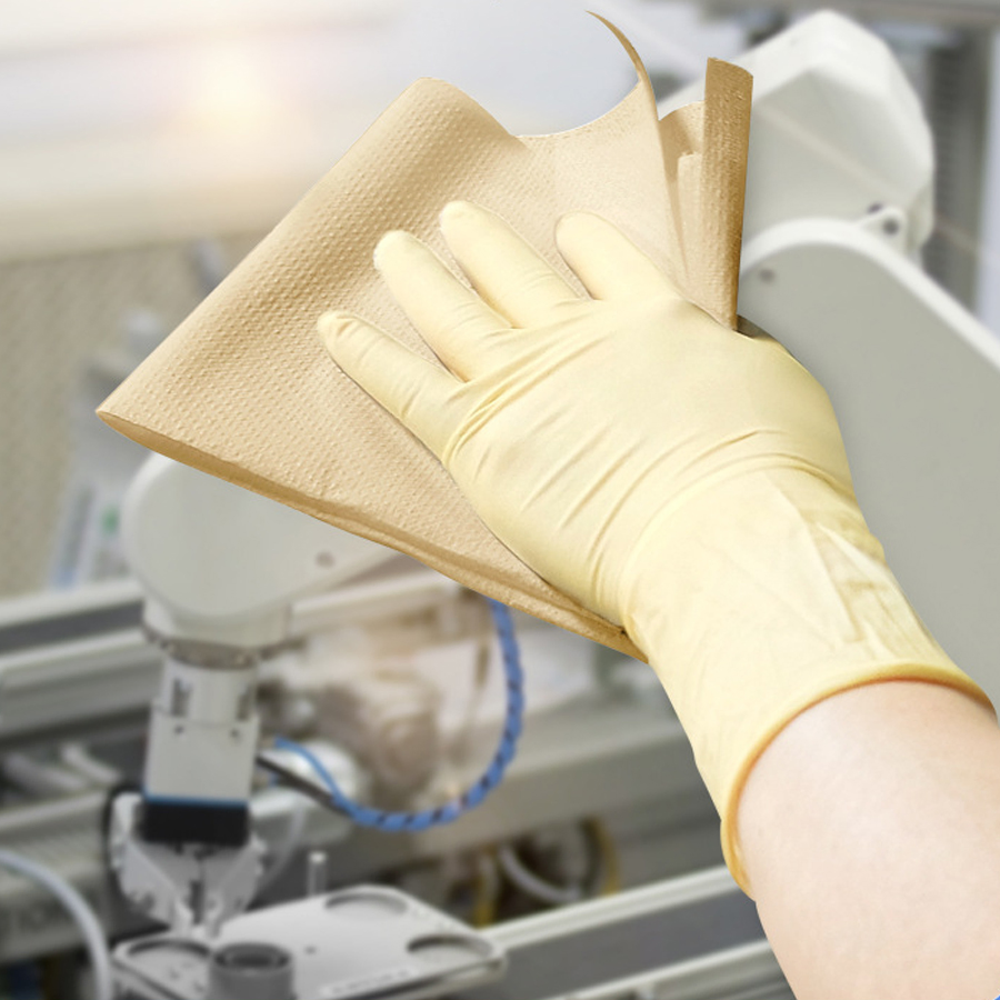 Heavy Duty Wood Pulp Spunlace Non-Woven Industrial Cleaning Wipes