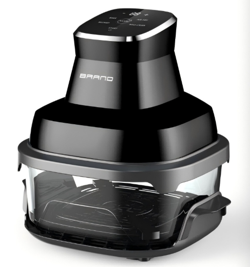 Multifunctional Touch Screen Display Portable Air Fryer Electric Oil Free Fryer