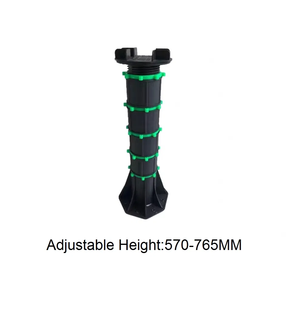 Adjustable Self-Leveling Engineered Plastic Pedestal for Decking Board
