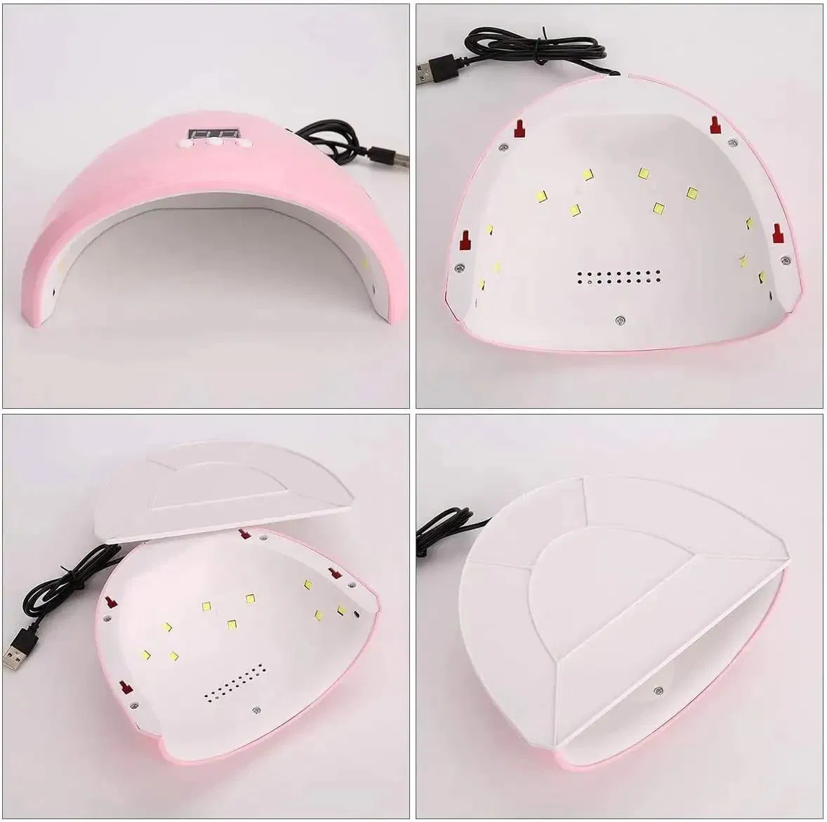 Hot Sale Mini Portable 12LED with LED Display 36W Nail Lamp