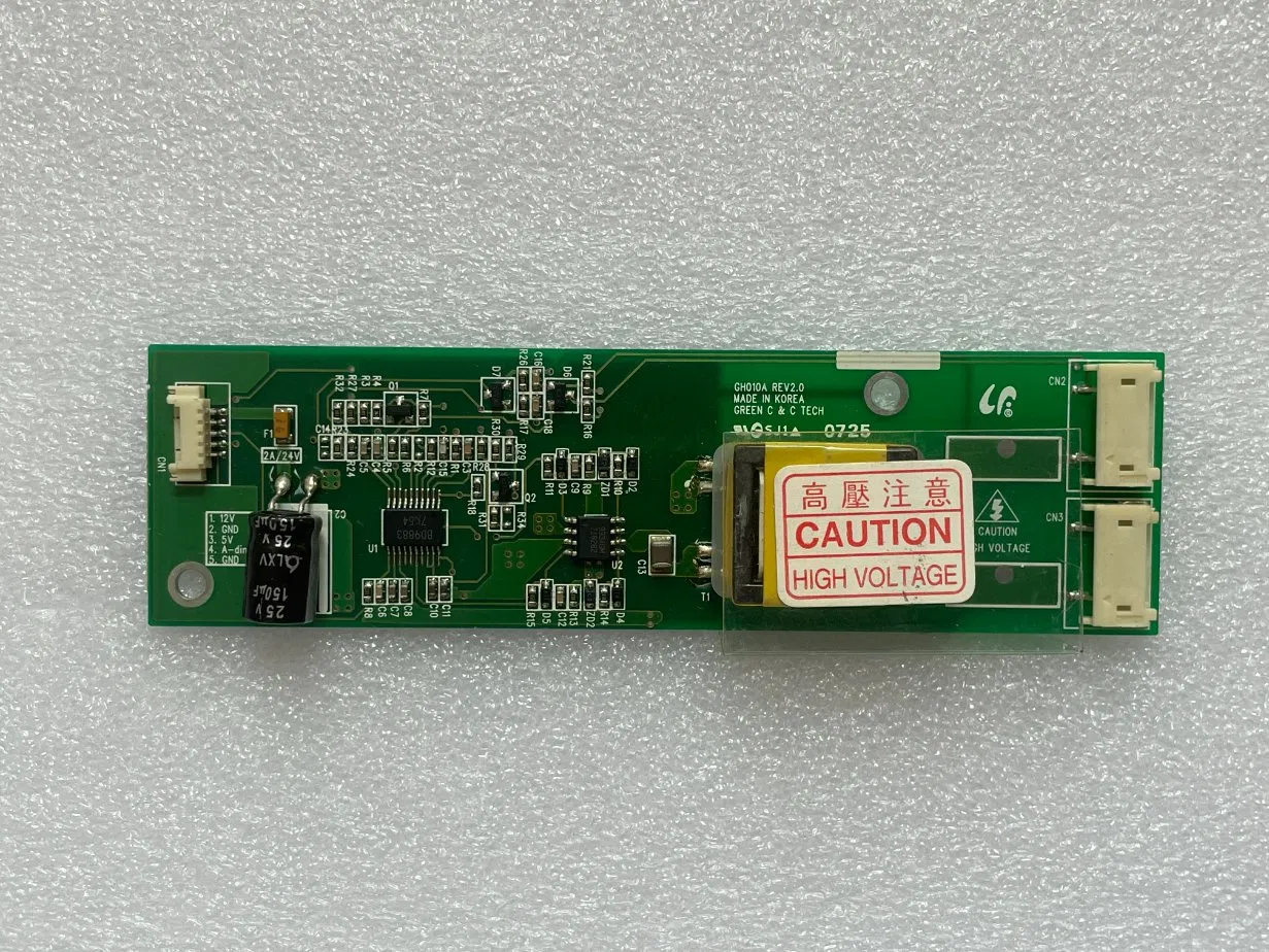 Stock Sale Gh010A Rev2.0 High Voltage Drive Board for LCD Panels Repair Service
